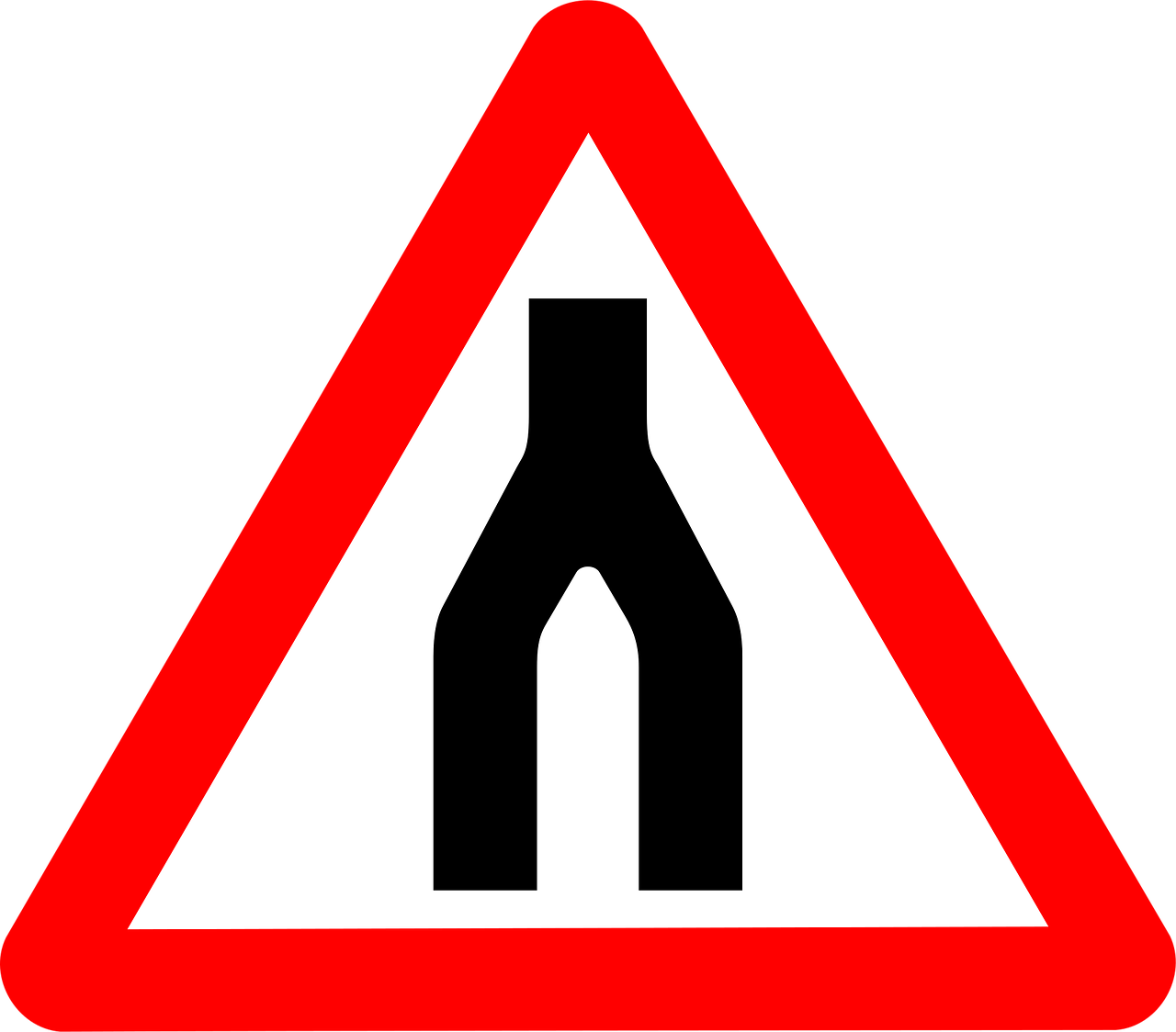 straße, teilt, zeichen, der verkehr, richtung, unterzeichnen, autobahn, zusammenführen, straßen, verschmelzen, wegweiser, gabel, warnung, weg