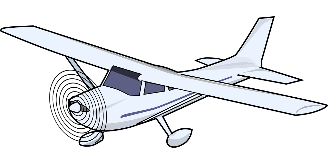 flygplan, plan, fordon, transport