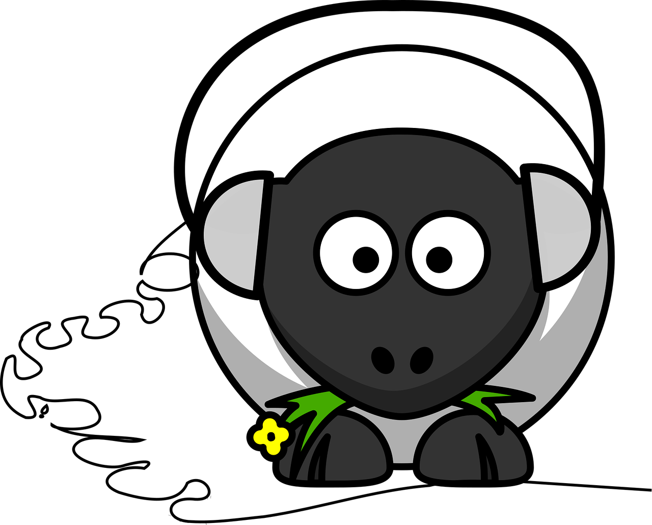 sheep, nature, animal, farm, funny, headphones, music, noise