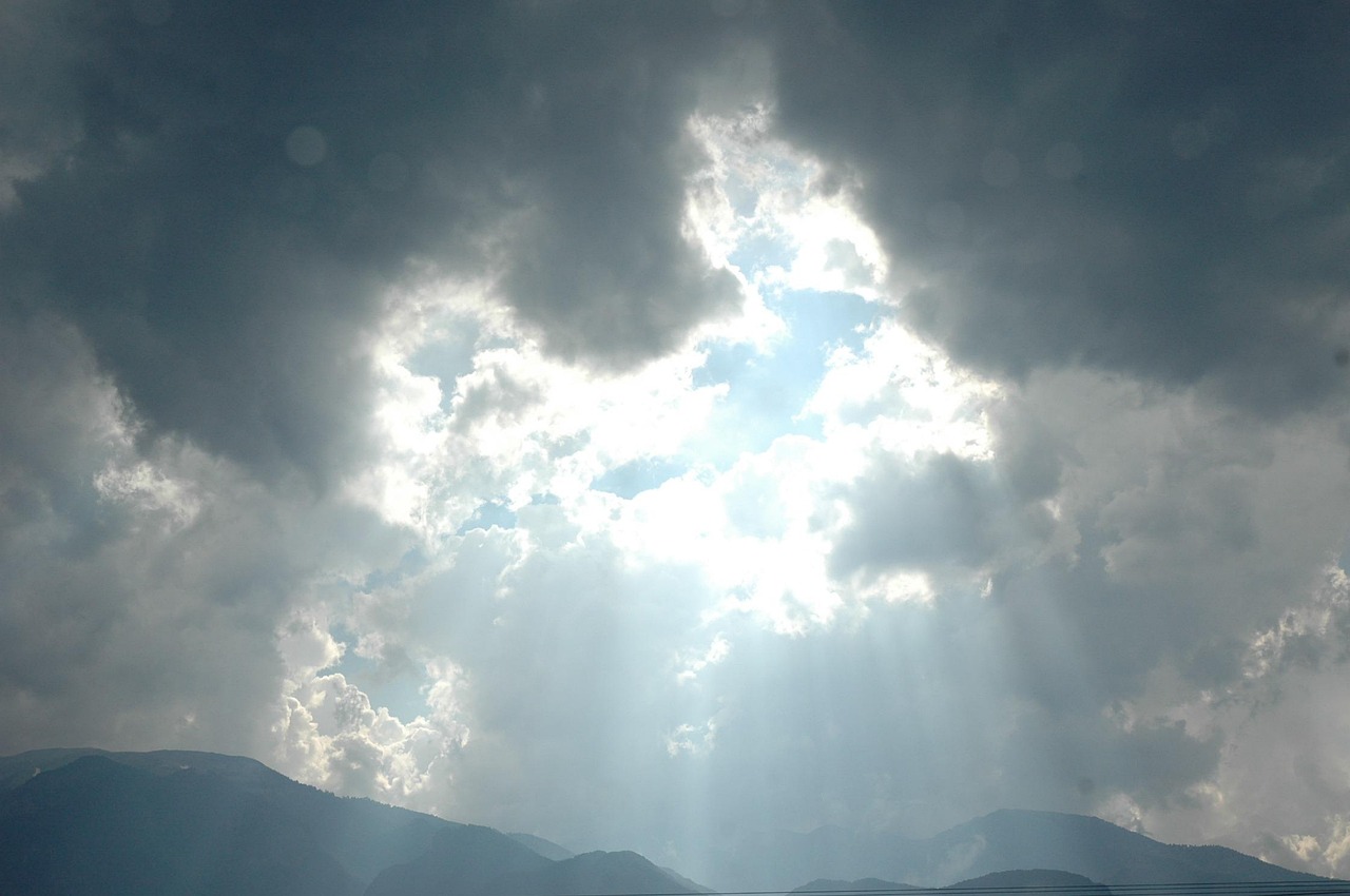 mountains, sky, nature, clearance