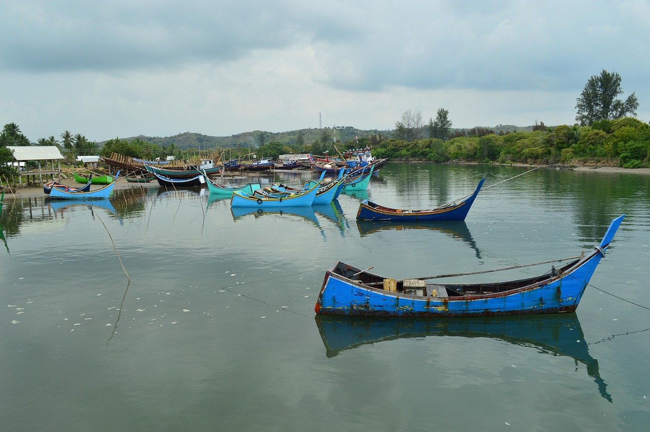 rybárske lode, rieka, ázijský, veslice, príroda, člny, skify, veslárske člny, jazero, čln, more, voda, námorný, morské, doprava, člnkovanie, navigácia, vonkajšie