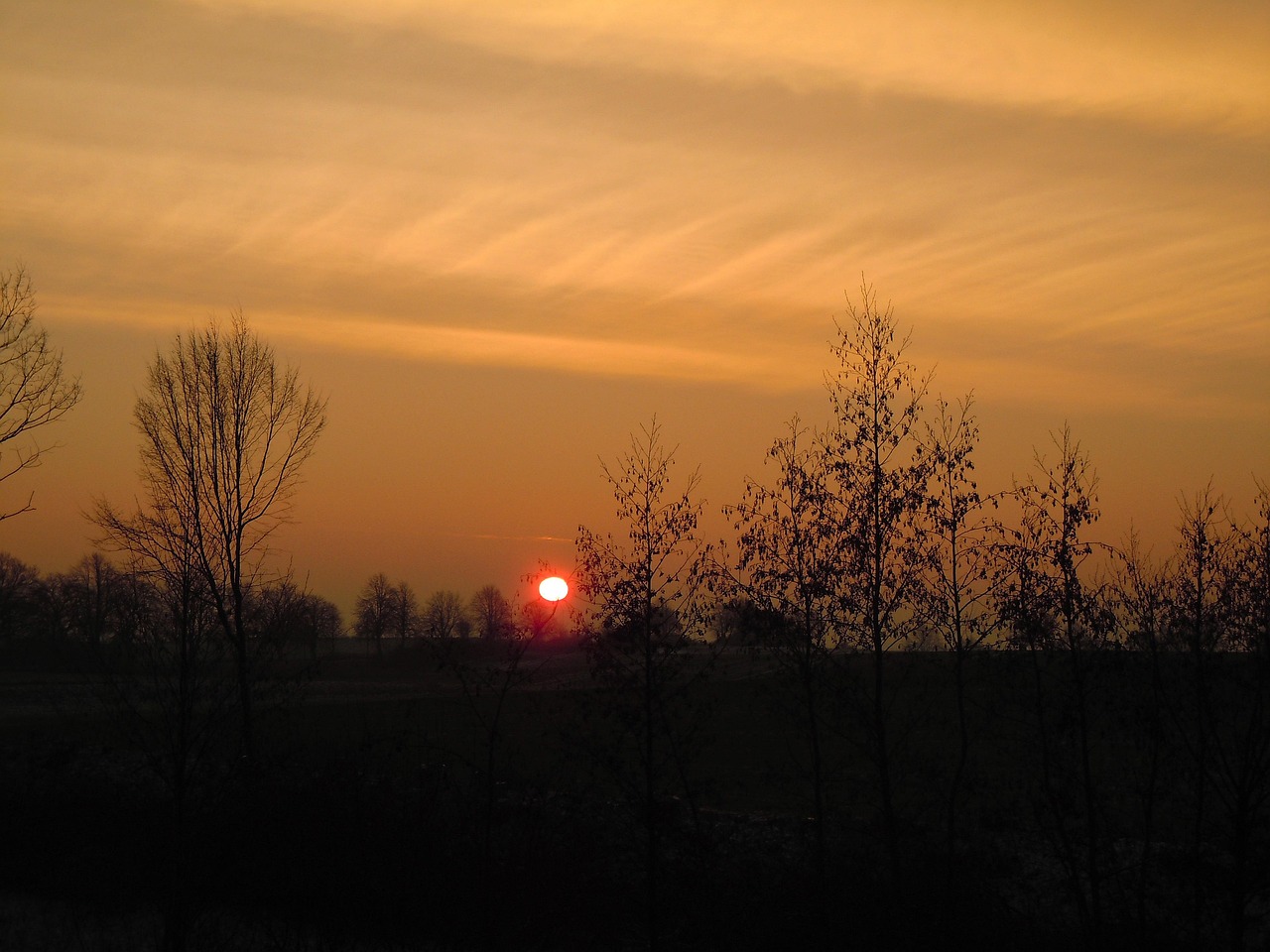 sonnenaufgang, natur, morgenhimmel, landschaft