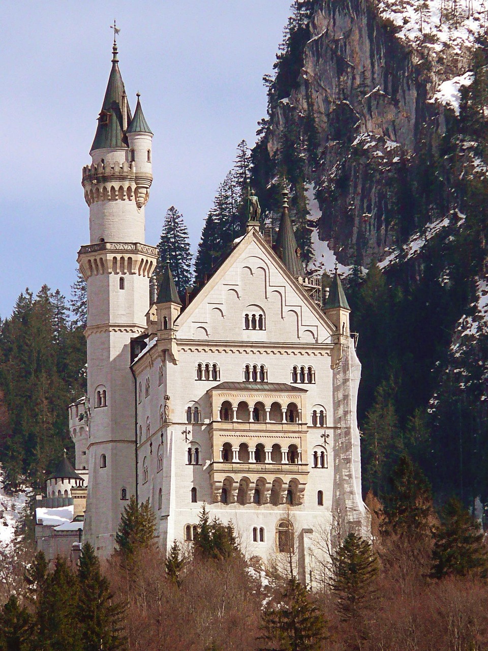 neuschwanstein, slott, kung ludvig andra, bayern, lyx, romanska revival stil, tyskland, allgäu, landmärke, fantastiskt, arv, byggnaden arkitektur, gammal, historisk