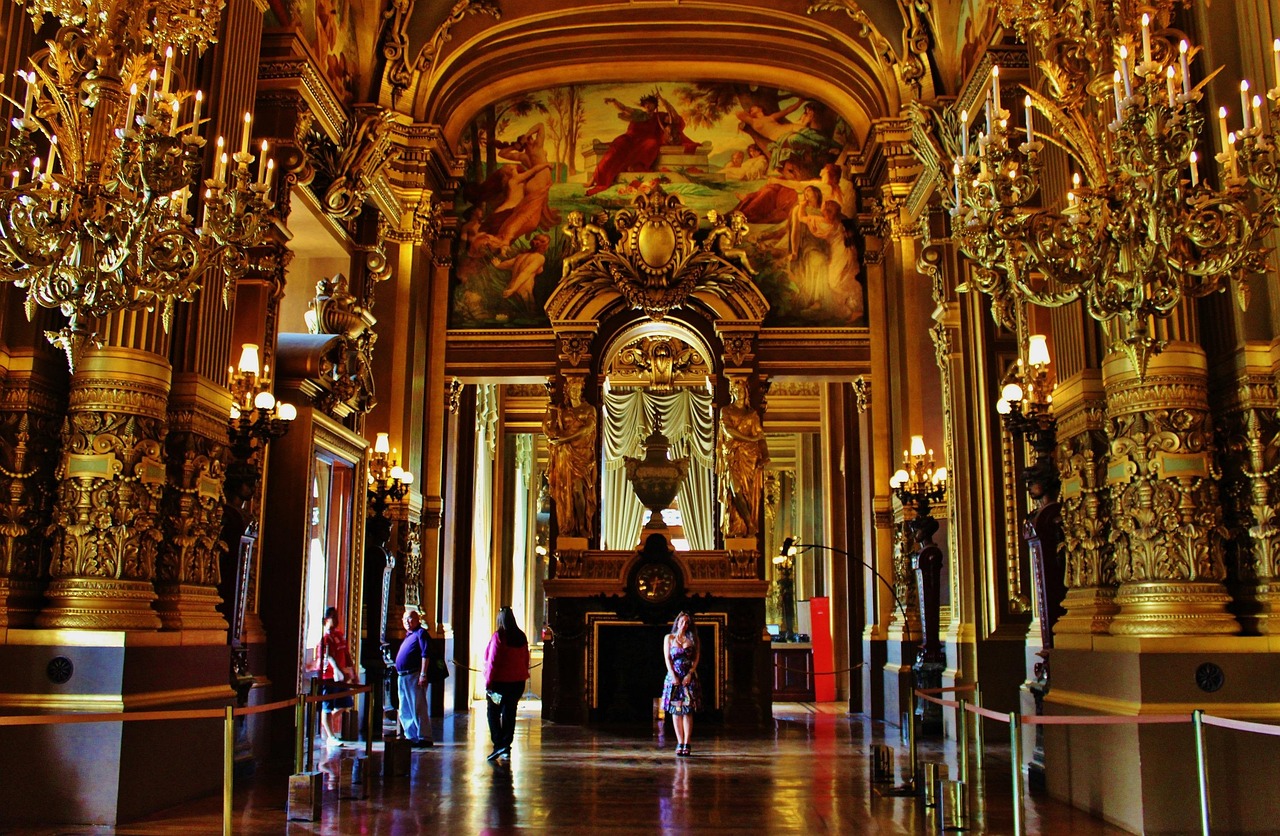 opera, garnier, divadlo, paříž, francie, architektura, mezník, budova, architektonický design, struktura, design, konstrukce, architektonický, inženýrství, interiér, hnědé budovy, hnědá konstrukce, brown design, hnědé divadlo, hnědý interiér