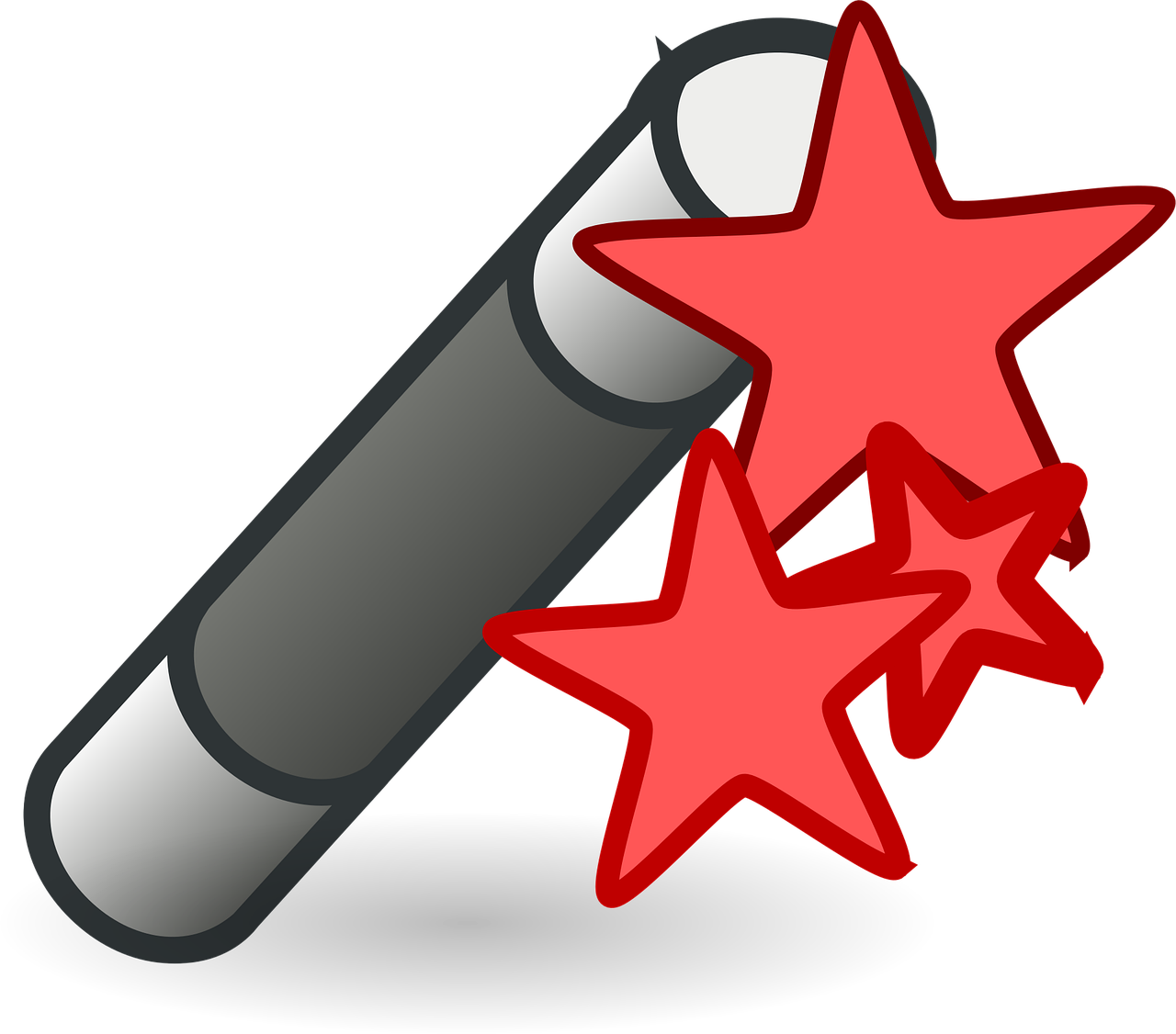 wand, magic, trick, illusion, wizard, stars, red