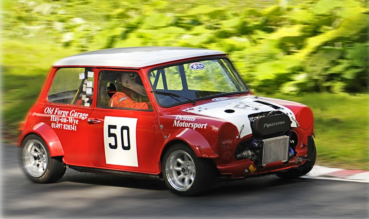 mini, bergsteigen, rennwagen, fahrzeug, autos, fahren, transport, motor, automobil, sportwagen, schnell