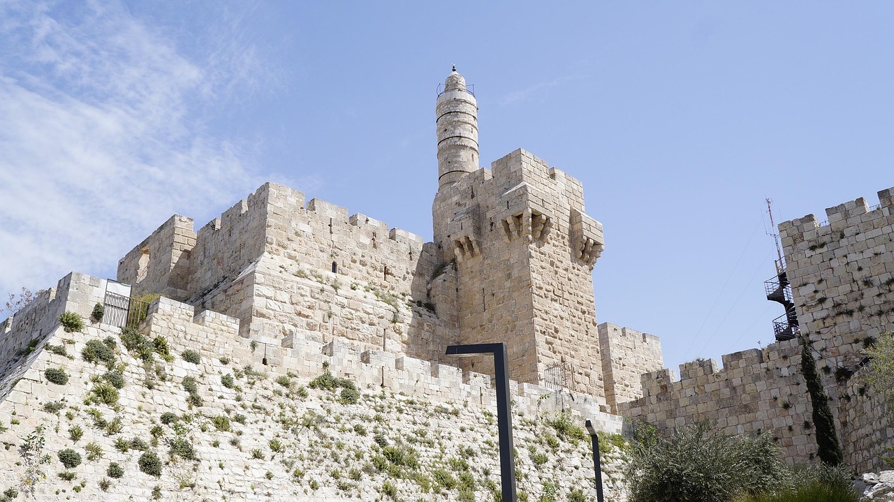 ierusalim, israel, fortăreață, davi, reper, cultură, ruine, vechi, istorie, istoric, monument, structura, arhitectura, albastru istorie, albastru cultura, albastru vechi