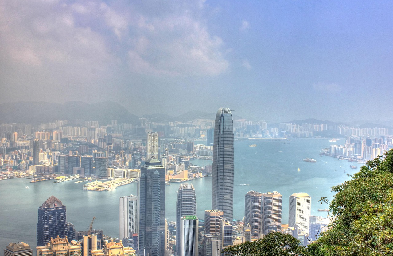 hong kong, çin, binalar, gökdelenler, metropole, yüksek binalar, kent, şehir manzarası, ufuk çizgisi