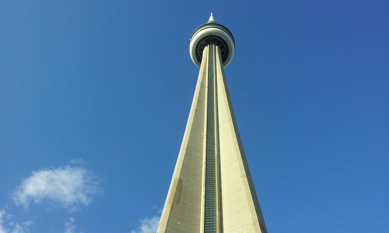 torni, rakennus, arkkitehtuuri, cn torni, toronto, maailman ihmeitä, kanada, ontario