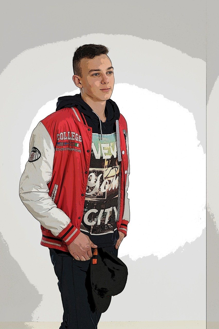 adolescent, garçon, teen, cool