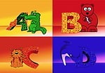 Letters alphabet animals abcd education cute