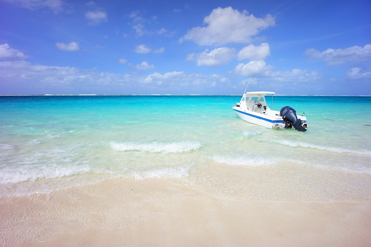 båd, skib, saipan, mahogni ø, natur, strand, landskab, feriested, turisme i saipan