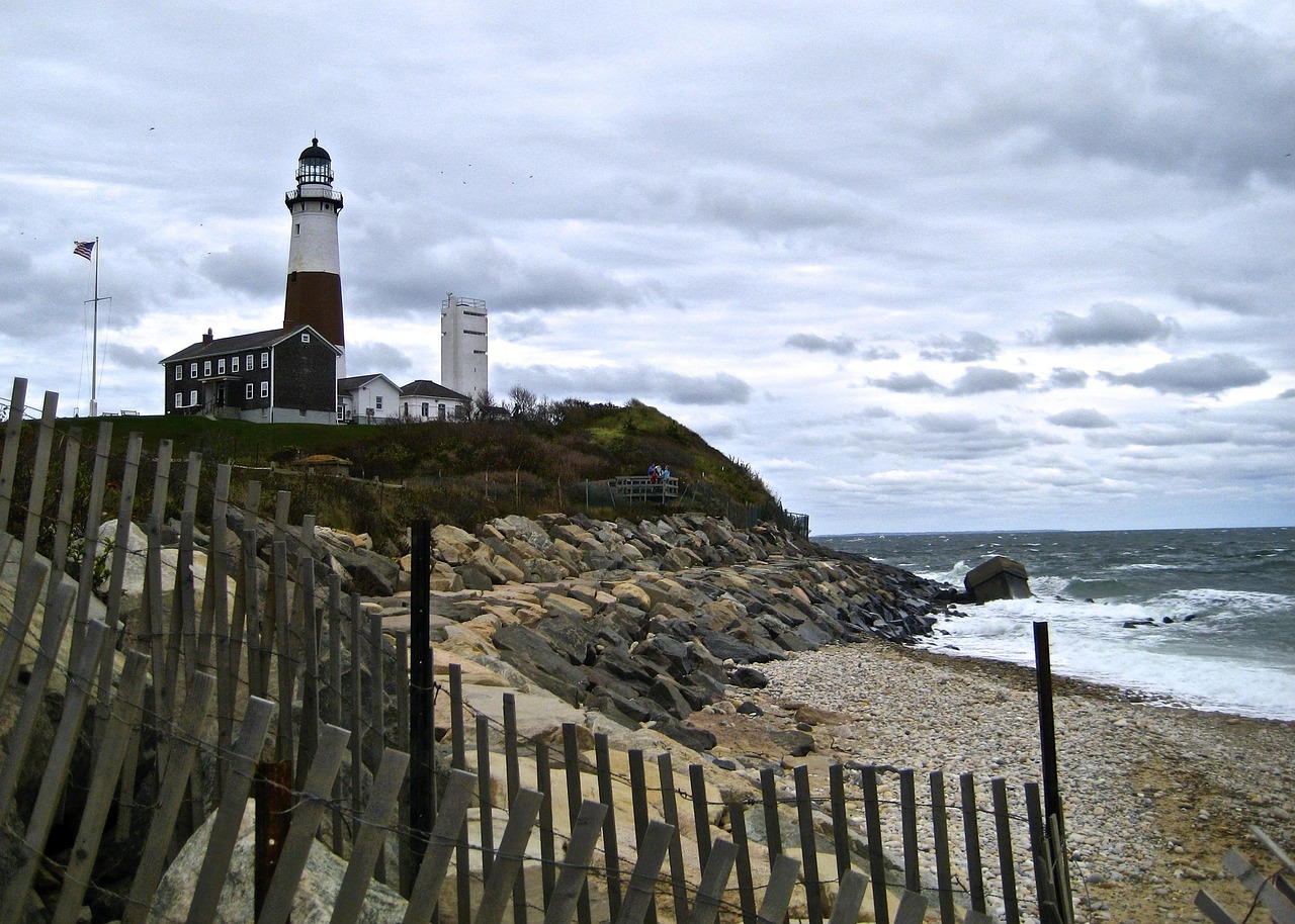 montauk light house, φάρος, ακτή, φύση, ιστορικός, νησί, montauk, ωκεανός, ειρηνικός, σημείο, ουρανός, βραχώδεις ακτές, ακτογραμμή, ορόσημο, θαλάσσιος, ναυτικός