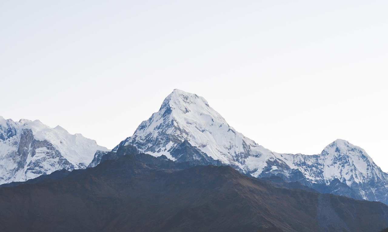 munte, vârf, zăpadă, natura, peisaj, înalt, vedere, aventură, drumeții, drumetii montane, în aer liber, himalaya, regiunea annapurna, nepal, poon hill, annapurna, munţi, vârfuri, stânci, dealuri