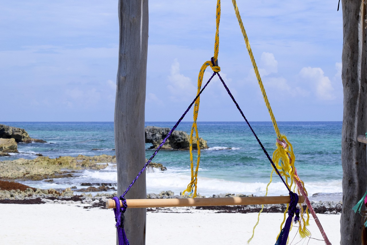 cozumel, messico, amaca, spiaggia, relax, tranquillo, cielo, costa, paradiso, oceano, caraibico, mare, tropicale, acqua, cielo blu, viaggio, blu, natura, sabbia, isola, vacanza, paesaggio marino, onda, destinazioni, all'aperto