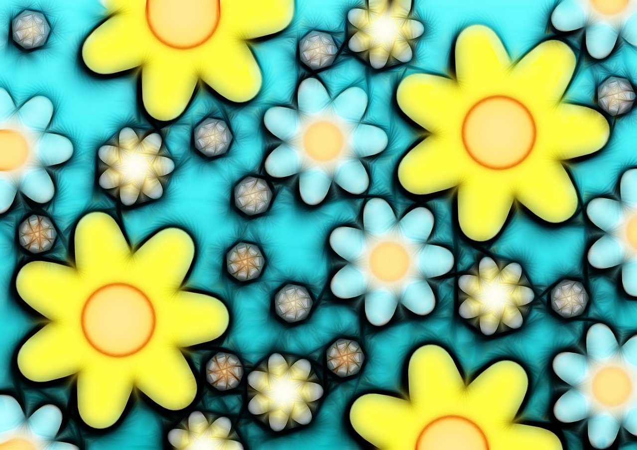 blumen, zierde, dekoration, natur, blumenmuster, floristik, muster, orange, retro, deko, flower power, hippie, woodstock, erinnerung