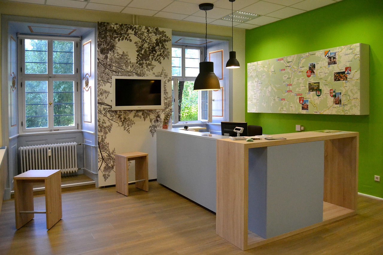 reception, green, wood, gray, tourist info, reception, reception, reception, reception, reception