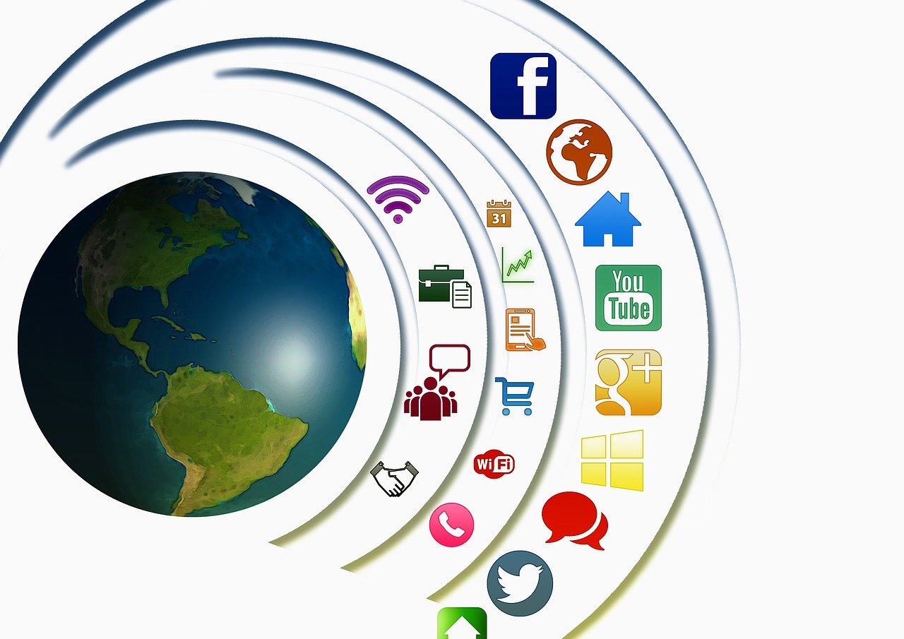 icon, social, networking, presentation, multimedia, internet, website, social media, social networking, logo, network, symbols, facebook, computer, it, web, google, you tube, home, homeland, rings, waves, charisma, tiktok, shopping venture, twitter, microsoft