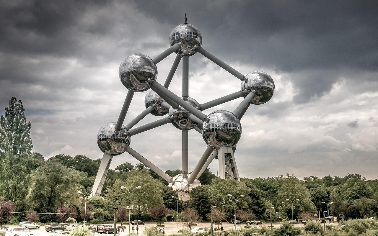 brüssel, atomium, wahrzeichen, atom-denkmal, belgien, brüssel, atomium, atomium, atomium, atomium, atomium