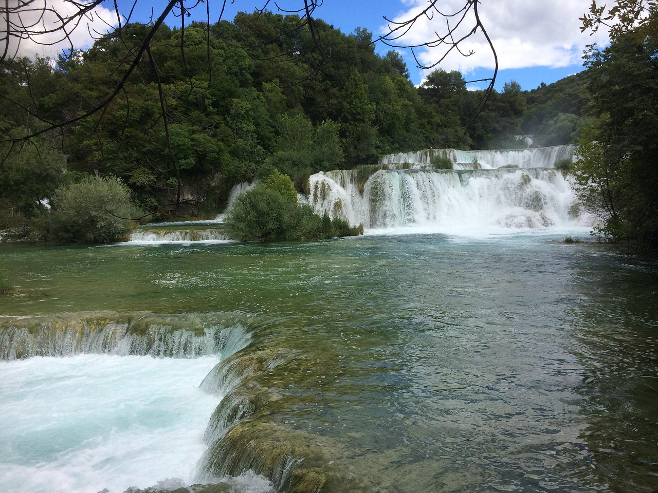 υδατόπτωση, κροατία, δει, φύση, νερό, ροή, εθνικο παρκο, πέφτει νερό, krka, καταρράκτες krka, του νερού