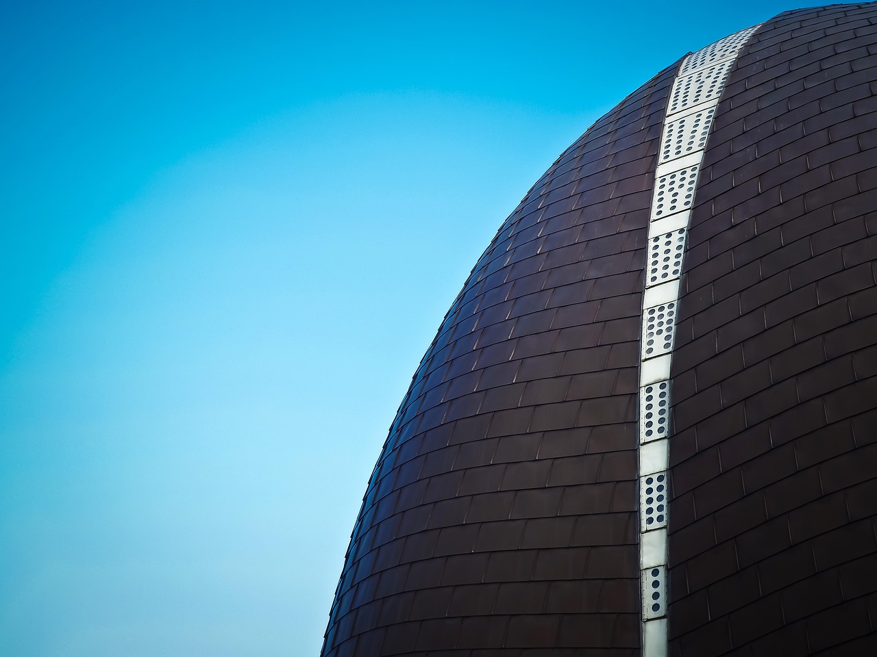 architektura, střecha, budova, střešní konstrukce, moderní, moderní architektura, budovy, město, dusseldorf, mezník, kostel, fasáda, historický