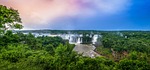Waterfall water water falls landscape nature waters brazil tropical waterfall iquazu