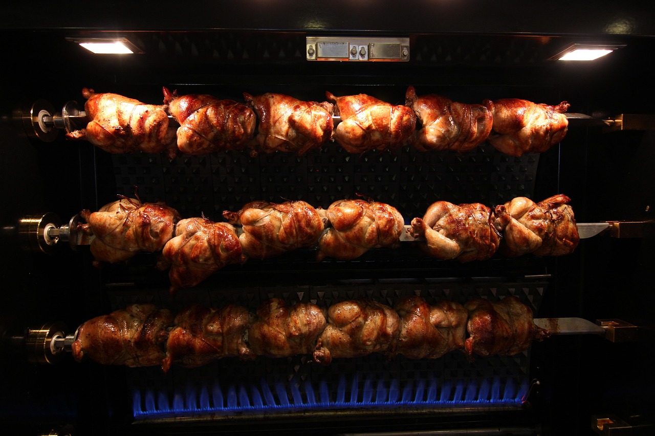 hähnchen, rotisserie, charlotte, black chicken