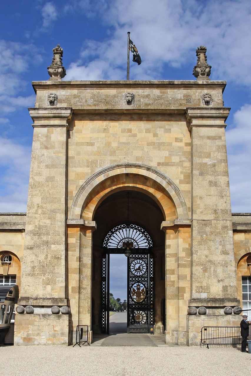 blenheim palace, schloss, weltkulturerbe, woodstock, oxfordshire, england