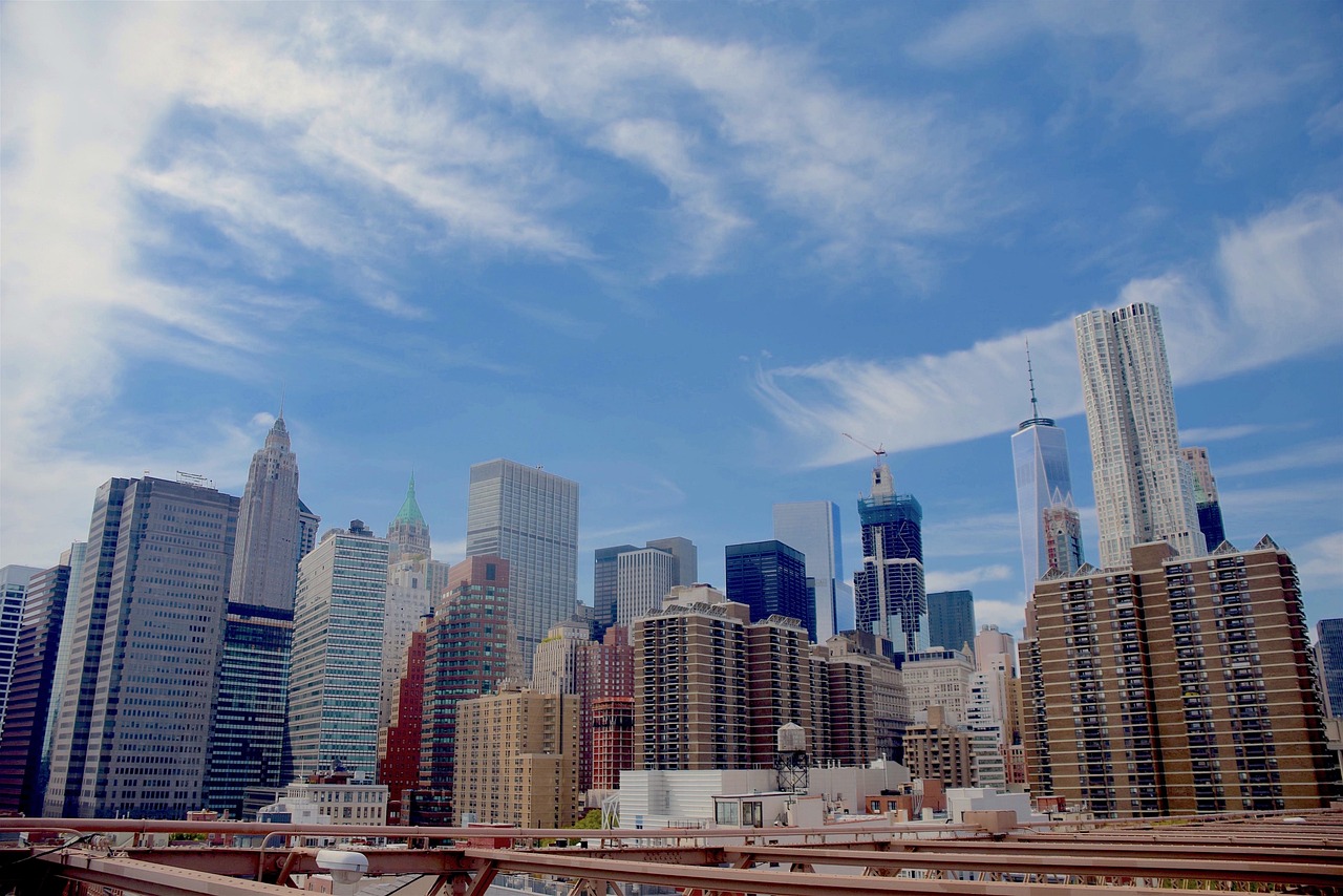 nyc, sylwetka na tle nieba, miasto, manhattan, miejski, pejzaż miejski, architektura, budynek, śródmieście, metropolia, element krajobrazu, natura, drapacz chmur, biznes, metropolita, panoramę nowego jorku, sceniczny, niebo, nowoczesny, panoramę miasta