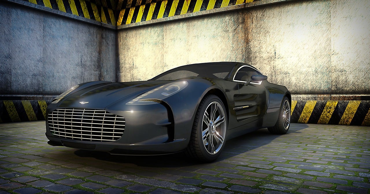 aston, martin, one-77, sports car, automobile, contour, metallic, sun reflections, the shade, hall, concrete wall, monochrome, 3d, machine, rendering, finish, aston martin, british cars, concrete wall, concrete wall, aston martin, aston martin, aston martin, aston martin, aston martin