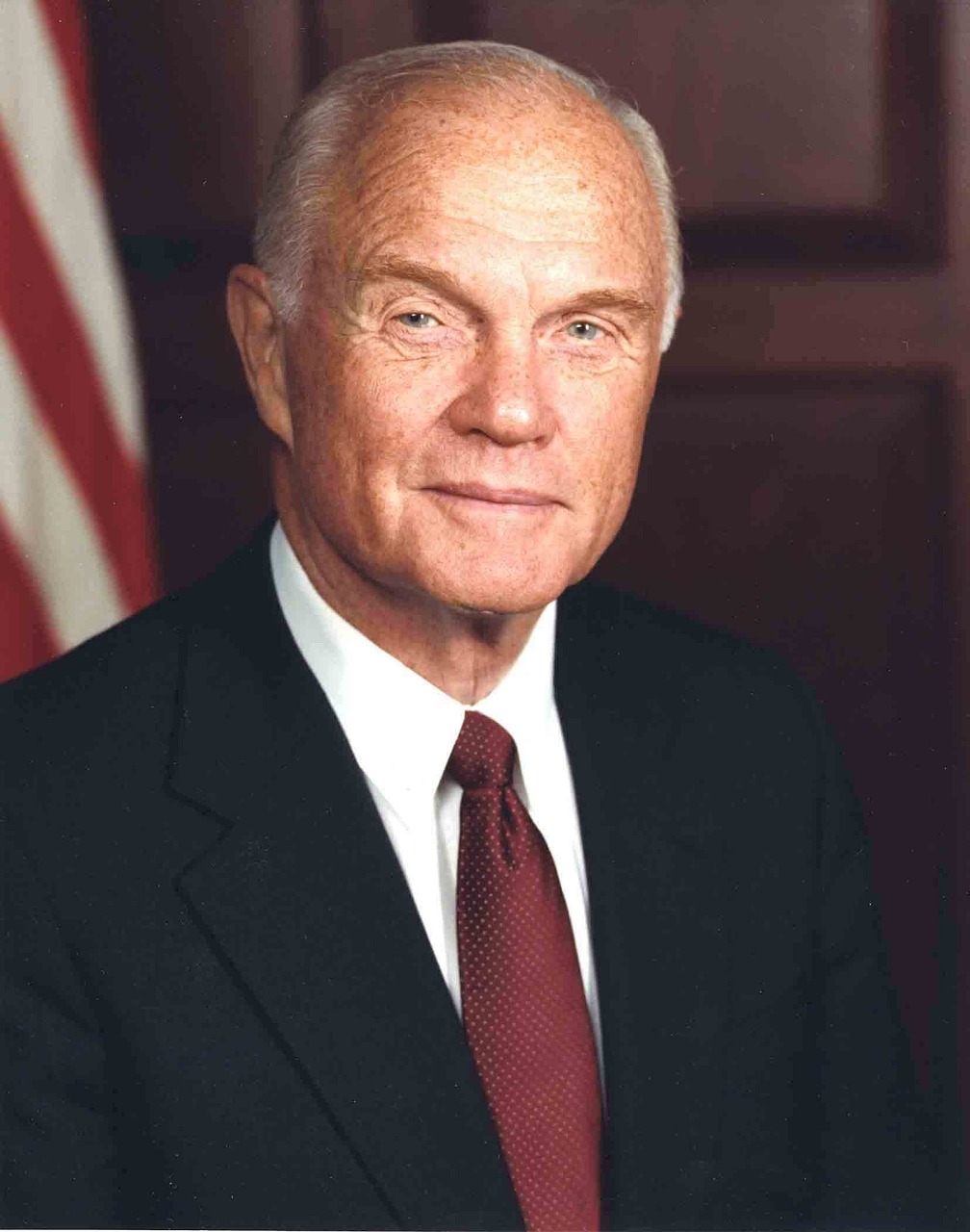 john herschel glenn jr, july 18 1921, december 8 2016, american aviator, engineer, astronaut, united states senator, ohio, february 20 - 1962, friendship 7, mercury seven, nasa, 1959, america's first astronauts, project mercury, cambridge ohio, senator