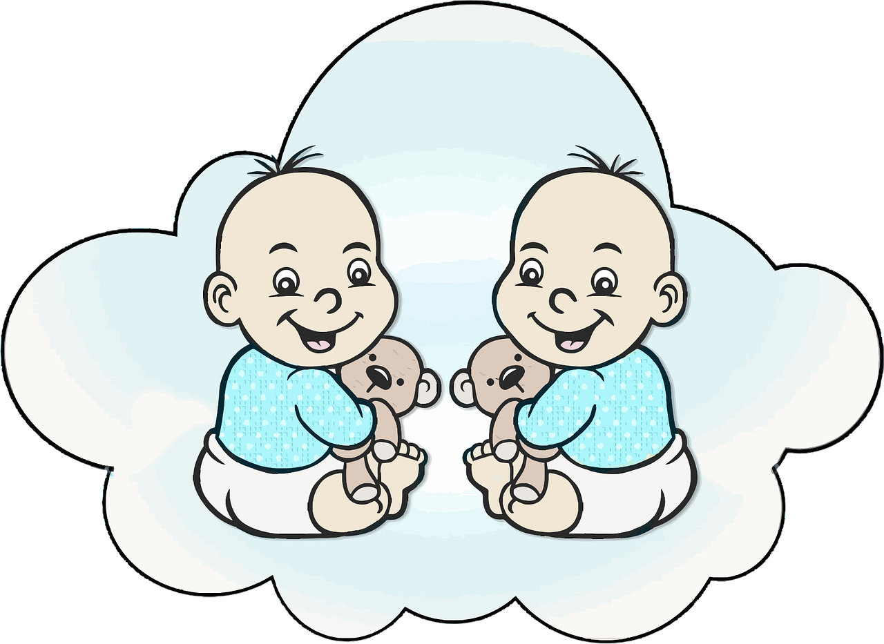 bebés, bebé, niños, dibujos animados, niño, nube, cómic, humano, infantil, masculino, gente, persona
