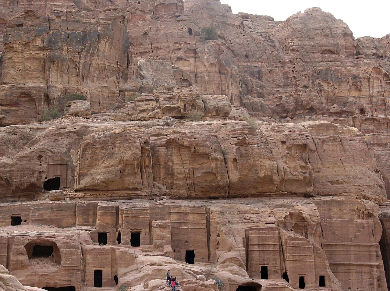 petra, jordania, lähi-itä, unescon, nabataeans, kanjoni, luola, maailman ihmeitä, kivimuodot, rock