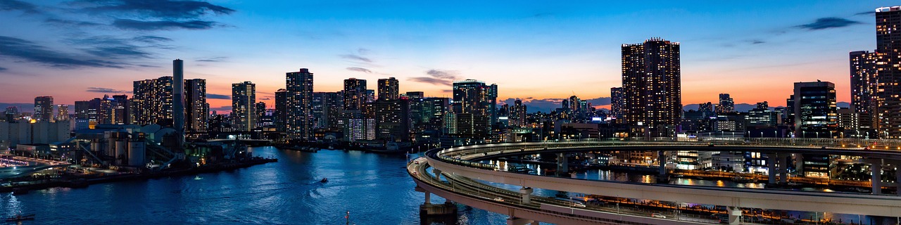 rainbow bridge, tokyo, bridge, landmark, travel, architecture, japan, city, japanese, evening, bay, panorama, night, building, blue city, blue travel, blue rainbow, blue building, blue night, blue bridge, tokyo, tokyo, tokyo, tokyo, tokyo, japan