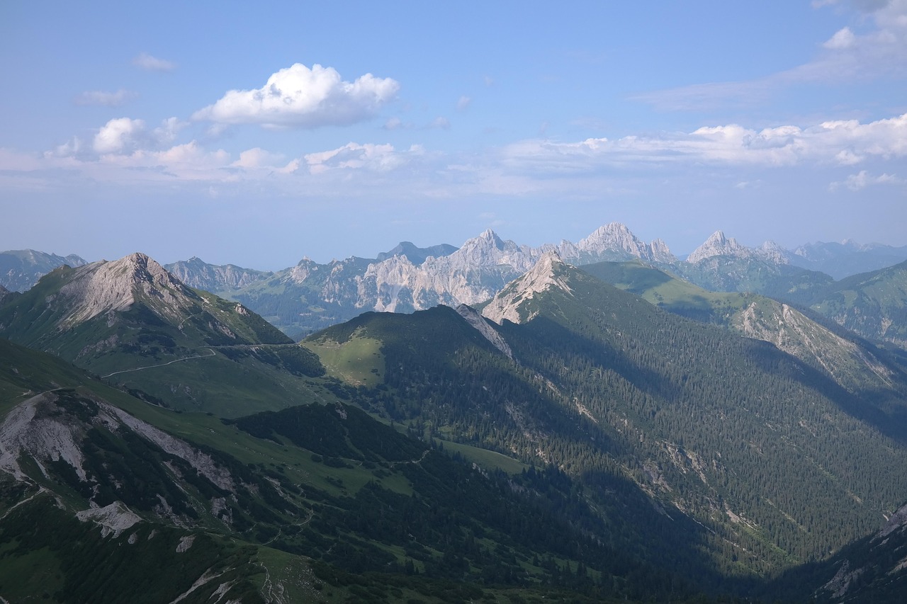 sulz tip, bullfinch, köllenspitze, tip of the miter, nature, litnisschofen, tenn mountain head, mountains, allgäu alps