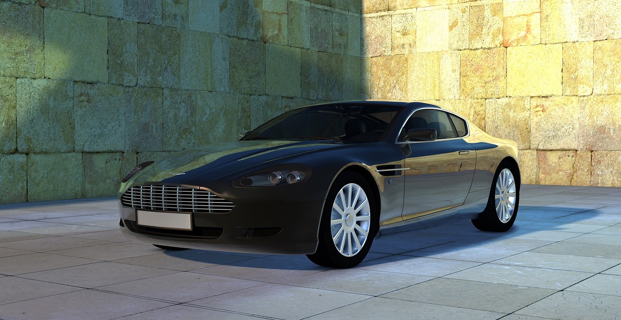 aston, martin, vantage, sports car, cars, automobile, noble, body, contour, metallic, sun reflections, the shade, paint, 3d, machine, rendering, british design, car design, aston martin vantage