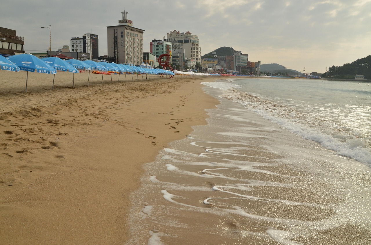 oceán, beach, letné, pieseň, pláže, kórejská republika, príroda, korea, vlny, letné more, piesok, krajina