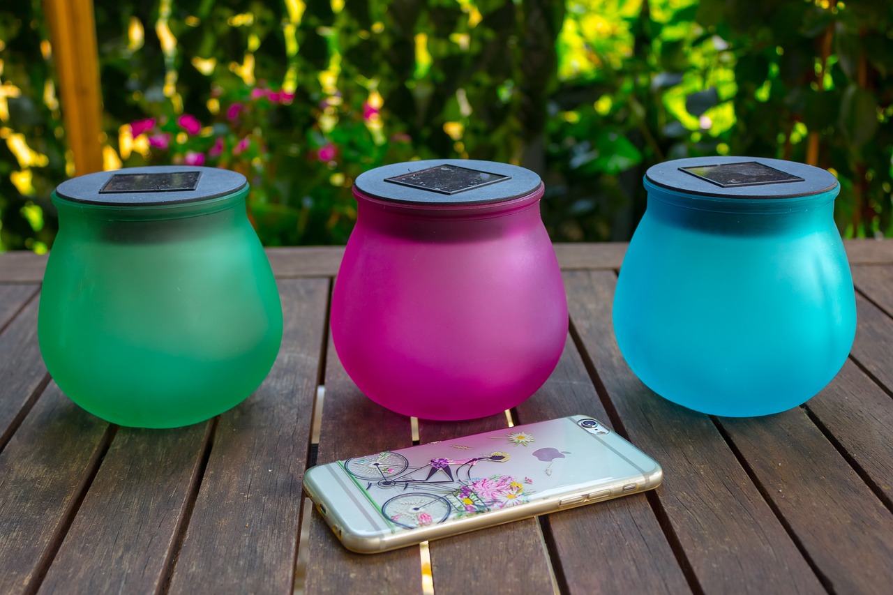 colorful, candles, green, oink, blue, wooden, wood, table, picnic, iphone, phone, apple, iphone 6s, iphone 7s, iphone 7, bright