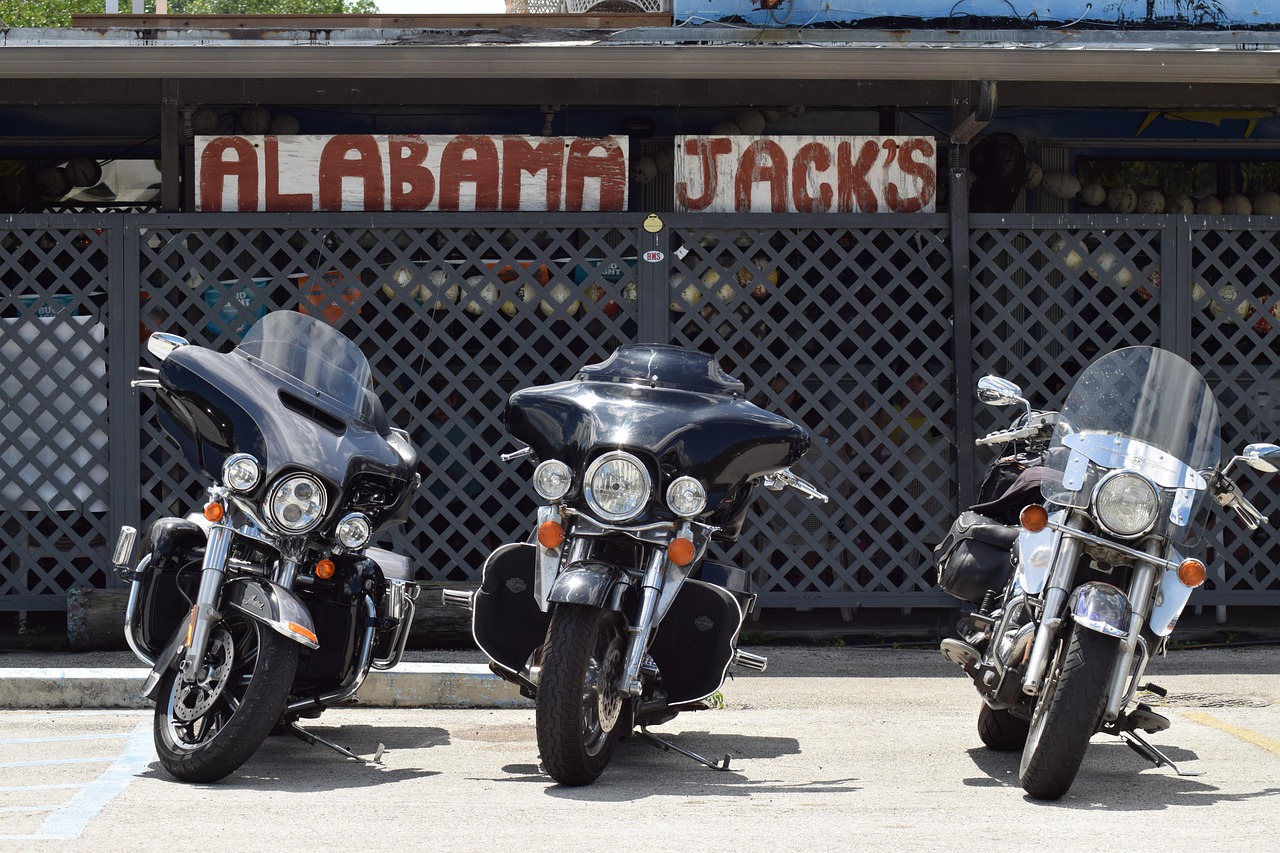 alabama jacks, florida, miami, car sound road, bar, keys, motorcycles, drink, restaurant