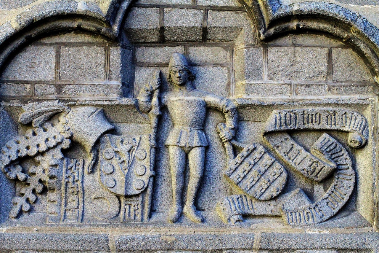 avila, spanien, träsnideri, arkitektur, historisk, landmärke, gammal, medeltida, europa, exteriör, sten, arv, vägg, historia, byggnader, riddare, skydda, vapen, grå historia