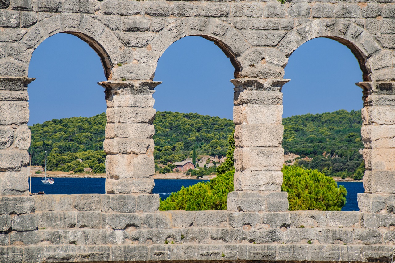 amfiteatr, chorwacja, pula, perspektywy, kamienie, arena, zwiedzać zabytki, architektura, wakacje, widok miasta portowego, chorwacja, pula, pula, pula, pula, pula