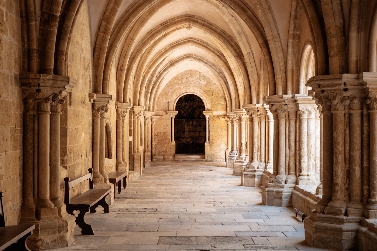 architektúra, budova, infraštruktúra, portugalsko, medzník, chodba, hnedé budovy