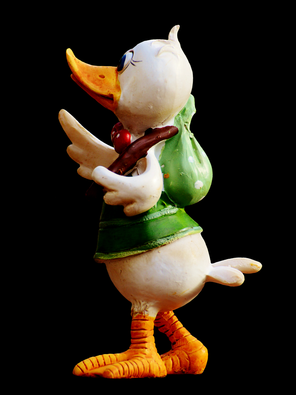 duck, fun, cute, artificial stone, figure, plumage, beak, poultry