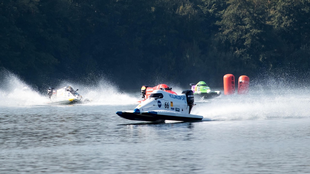 pikavene, moottorivene kilpa, juosta, vesiurheilu, urheilu, luonne, vesikulkuneuvot, kaupunkiauto, vettä, järvi, kilpailua, motorsport, kilpa