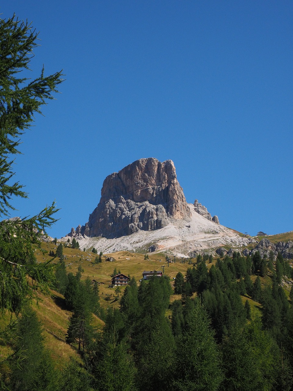 monte averau, mountain, nature, mountain group, ampezzo dolomites, dolomites, italy, south-tirol, passo di giau