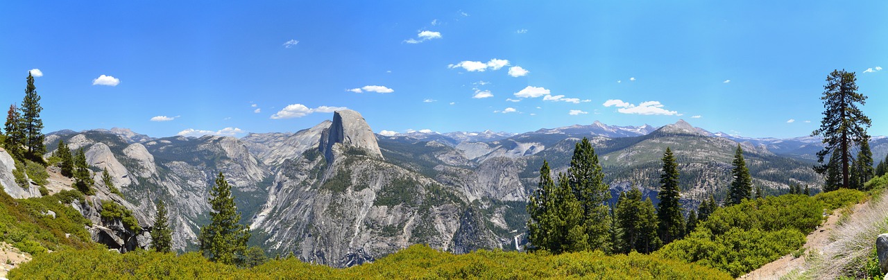 yosemite, helped dome, usa, national park, california, landscape, cloud, heaven, outlook, panorama, nature, rock, half-dome, america, mountains, trees, yosemite, yosemite, yosemite, yosemite, yosemite