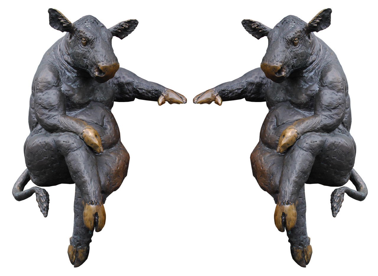 vacă, lapte de vaca, stând, natura, vită, agricultură, rumegătoare, vaci, vaci de lapte, bovin, bovine, animal, animal de ferma, mamifer, coarne, vițel, vaci fericite, lapte, creșterea vitelor, statuie, bronz, sculptură, drăguţ, carne de vită, pui, izolat