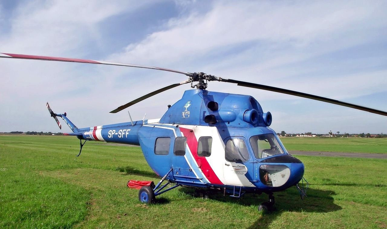 letadla, helikoptéra, doprava, let
