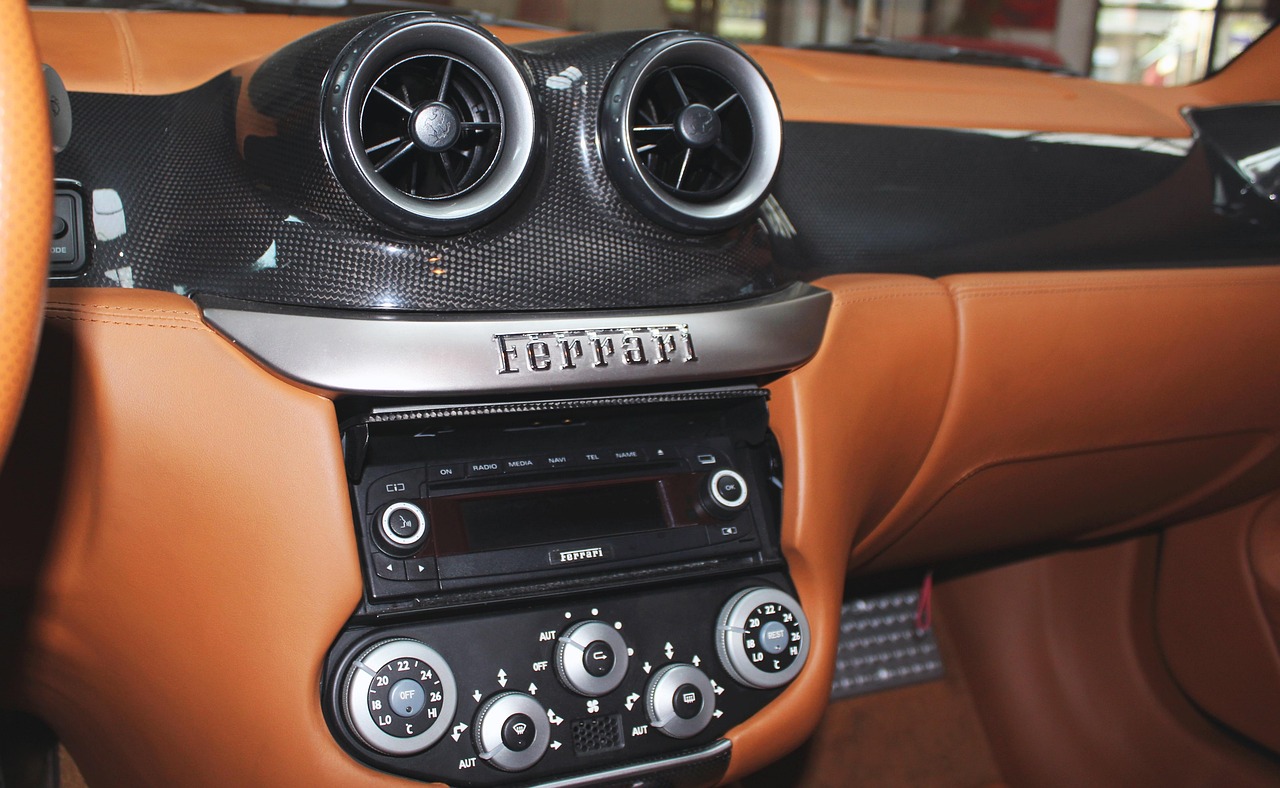 ferrari, palubná doska, auto, športové autá, interiéry automobilov, taliansko, klimatizácia, auto tapety, interiér auta, talianskom štýle, automobily, interiér automobilu, luxusné