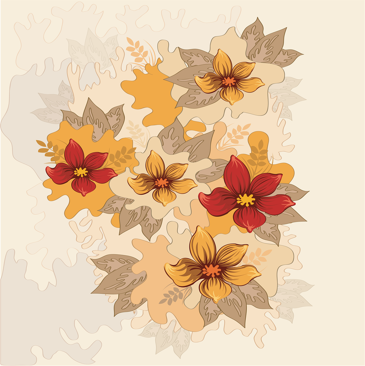 flower vector, background, flower design, flower background, beautiful wallpaper, abstract background, beautiful background, colorful background